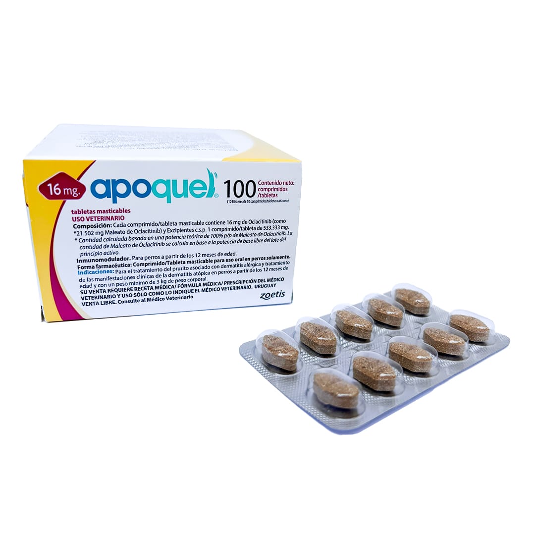 Apoquel Masticable 16 mg Dermatitis Atópica Perros Zoetis