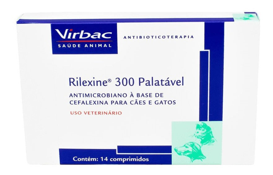 Rilexine Palatable 300 Caja 14 Tabletas Virbac