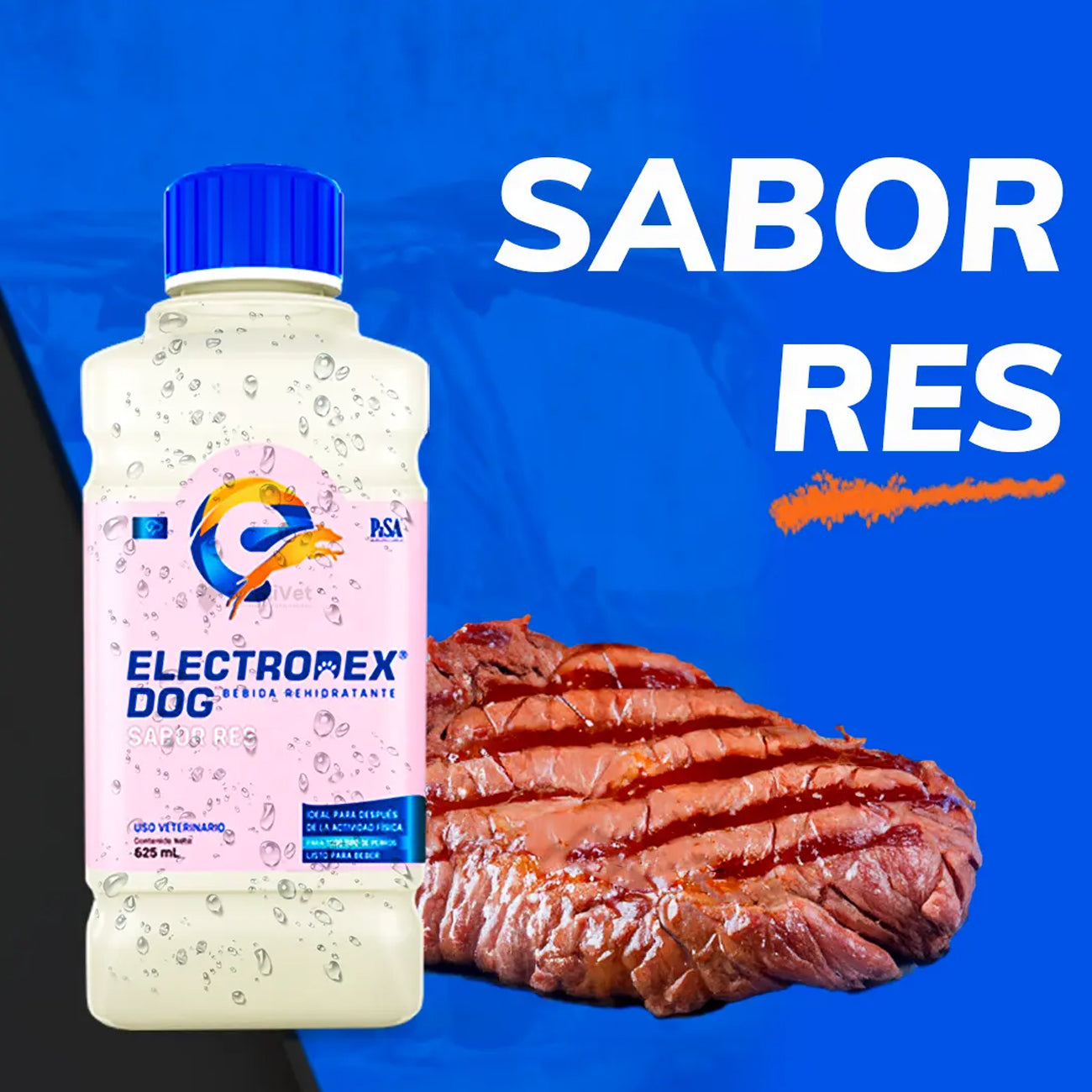 Electrodex Dog Bebida Rehidratante Electrolito para Perro Sabores 625 ml